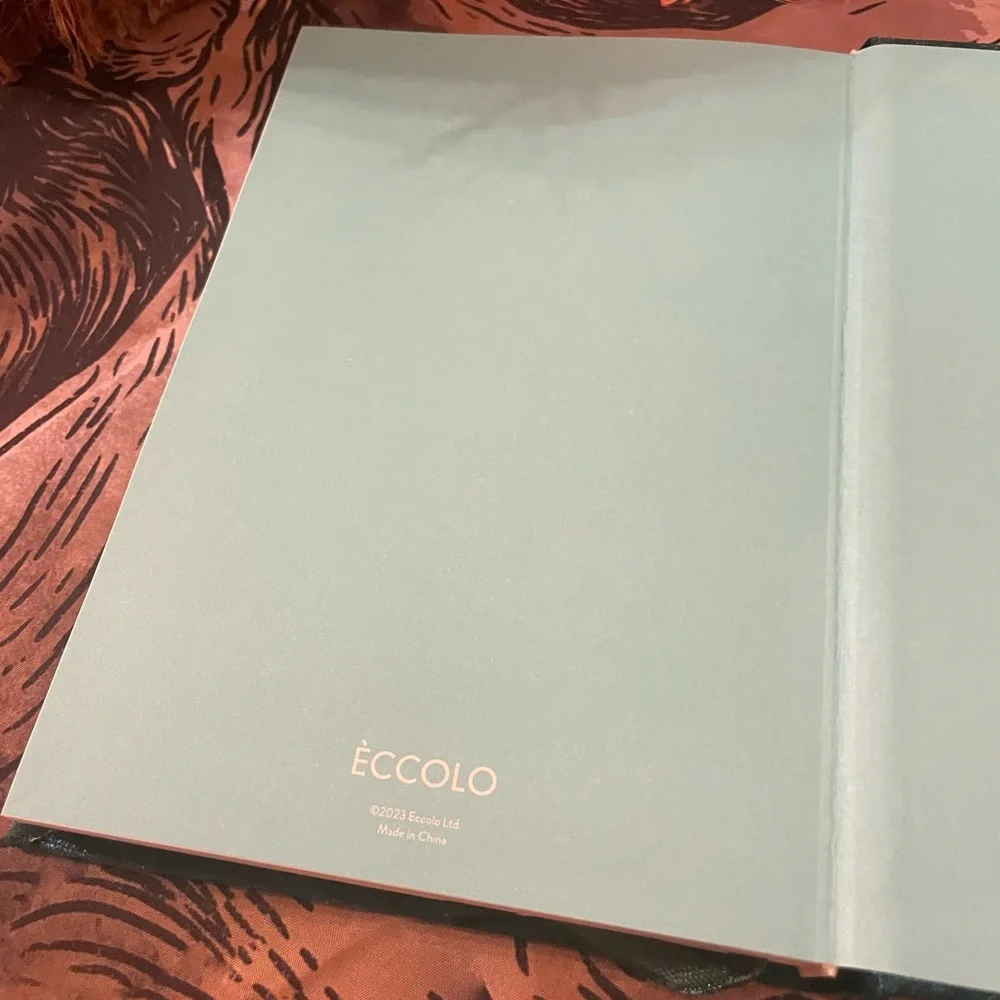 NWOT ECCOLO Green Velvet Mushroom Covered NEVER STOP GROWING Journal